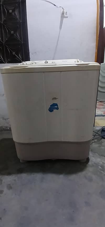 haier twin one washing masheen.