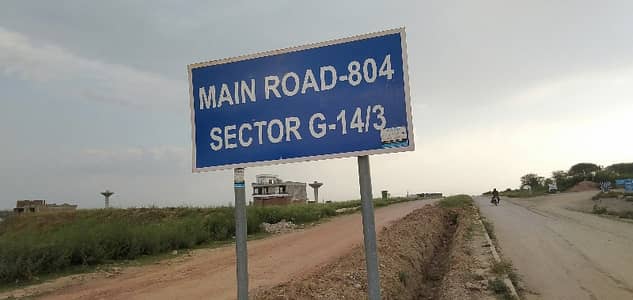 40x80 14 Marla Street 108 plot for Sale G-14/3