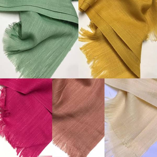 5 Large Turkish Lawn Hijabs and 1 Free Tube Cap - Combo Set | Soft Fabric for Women
