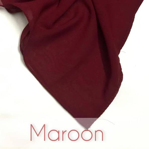 Lightweight Modest Chiffon Georgette Hijabs and Scarves for Women - Premium No Slip Quality