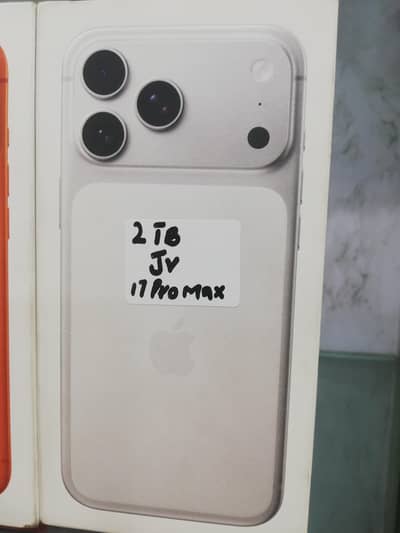 APPLE IPHONE 17pro max JV 2 TB SILVER  BOXPACK