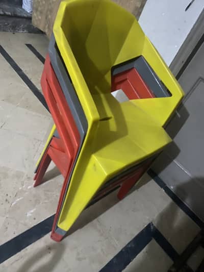 Plastic chairs
