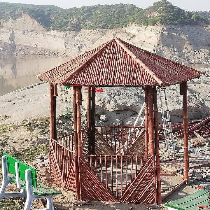 بانسوں سے تیار کردہ خوبصورت ہٹ 5