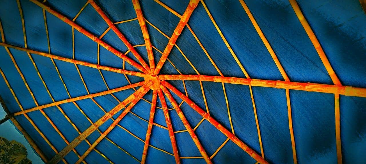 بانسوں سے تیار کردہ خوبصورت ہٹ 9