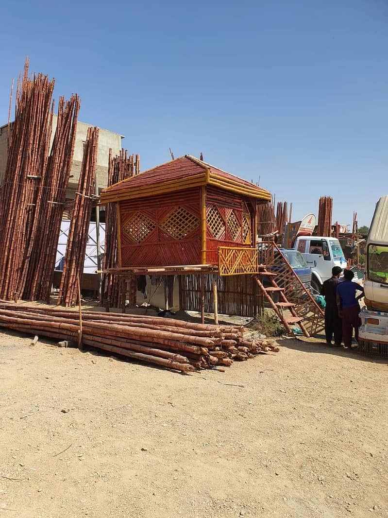 بانسوں سے تیار کردہ خوبصورت ہٹ 11