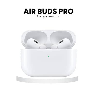 AirPods Pro 2nd Gen Wireless Earbuds ANC Bluetooth Black/White