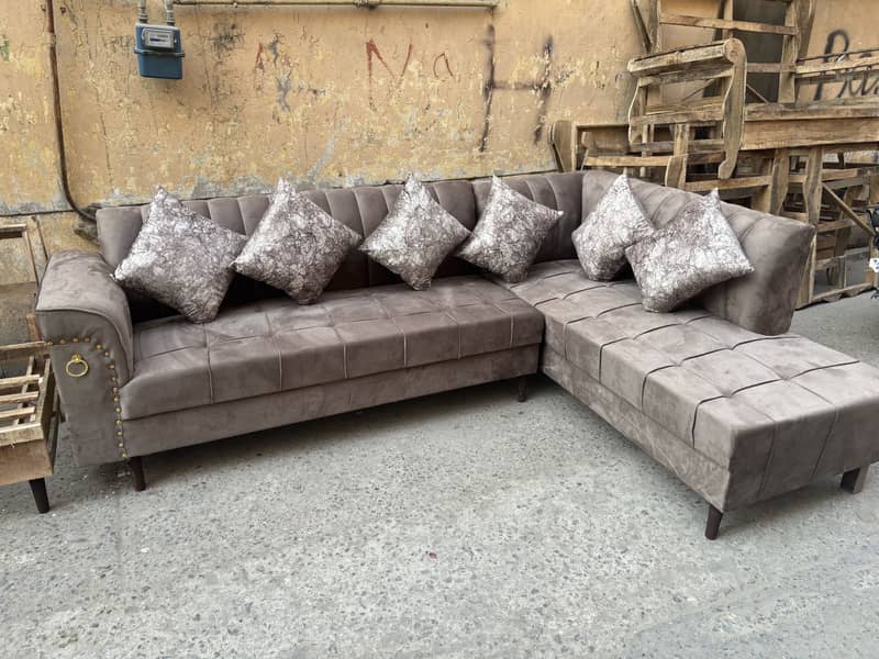 L shape corner sofa 4