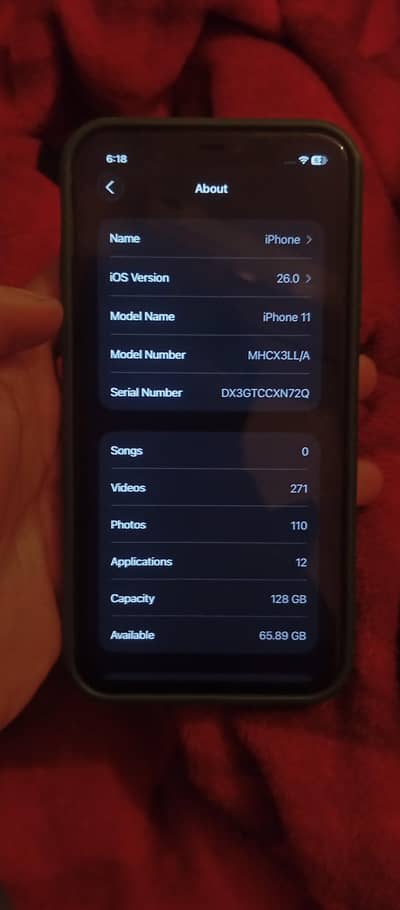 IPHONE 11 128GB ALL OK