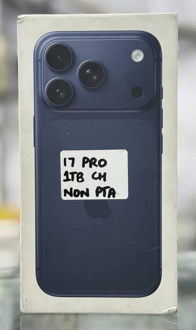 IPHONE 17 PRO 1TB PHYSICAL DUAL NON PTA BLUE BOX PACK