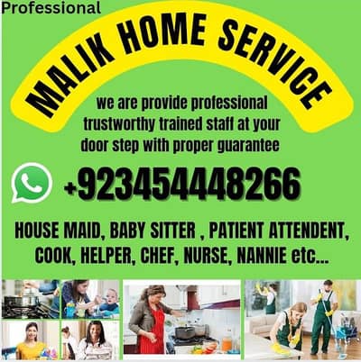 PROFESSIONAL MAID, BABY SITTER, PATIENT ATTENDENT, COOK, HELPER
