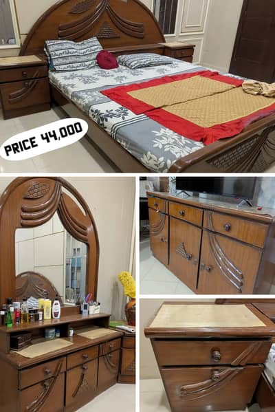 Bedroom Set/Furniture Set/ King size bed/dressing table/divider