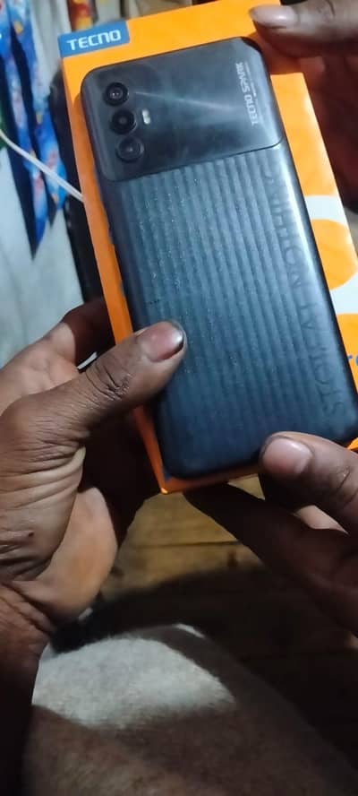 tecno spark 8 pro with box only panel change
