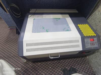 CO₂ Laser Cutting & Engraving Machine 4040 – Working Condition