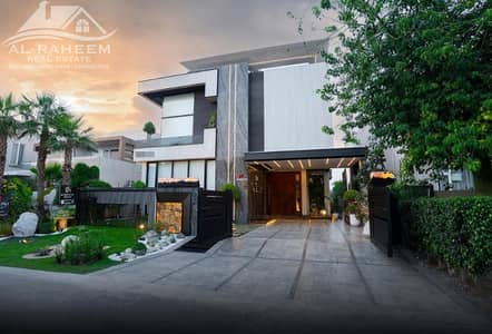 1 KANAL MODERN DESIGN FULL BASEMENT FULLY FURNISHED PLUS SWIMMING POOL BANGALOW FOR SALE NEAR TO RAYA FAIRWAYS