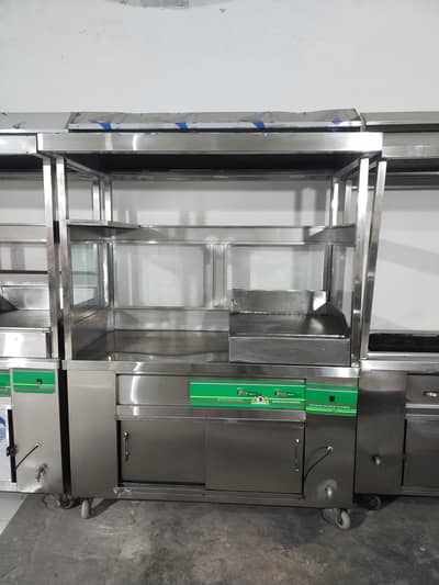 Burger Shawarma Counter Available/conveyor oven/pizza oven/fryer/grill
