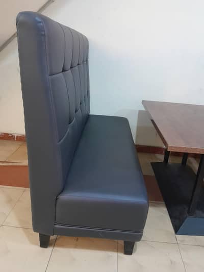 High take back sofa & chair table For Restaurant
