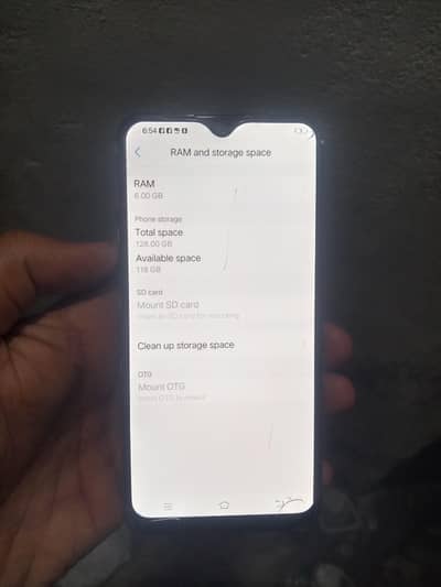 6/ 128 gb vivo y93 non pta h  candtion 10by 8