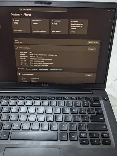 Dell Latitude 7400 I-7 8th Generation