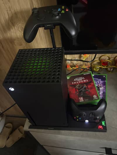 xbox series x  + games + accessories