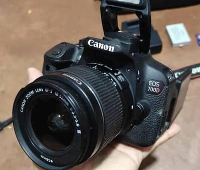 Canon 700D Dslr camera with 18 55 lens