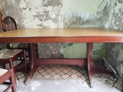 Dinning table/6 chairs /wooden dinning table