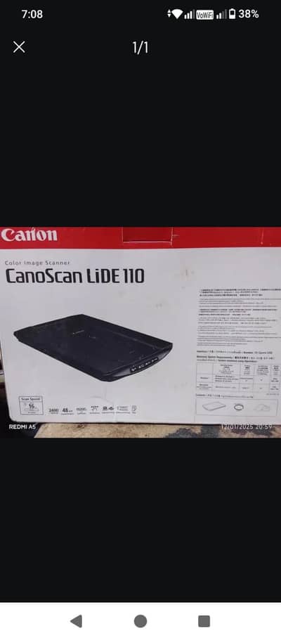 Canon scanner lide 110