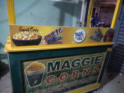 Fries Waffle and Corn Counter