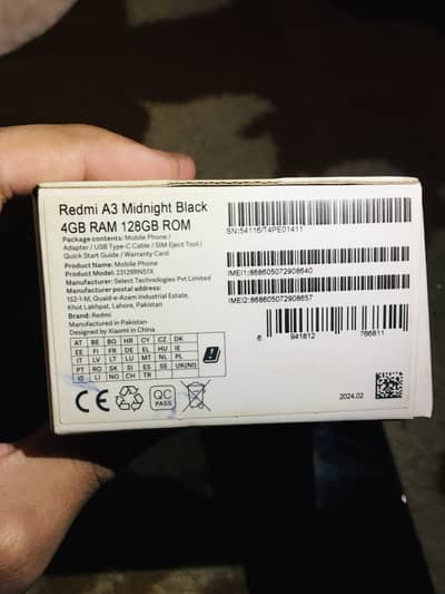 Colour: Midnight black