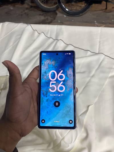 Google pixel 7a with box  Content only what'sapp