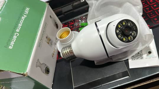 Bulb Camera 1080p 360 Degree with Night Vision