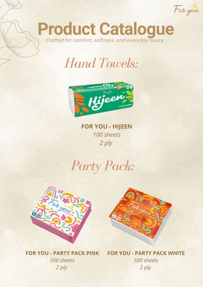 Order Booker Tissue Paper- Lahore