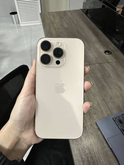 PTA APPROVED Iphone 16 pro Dessert Titanium 128 GB