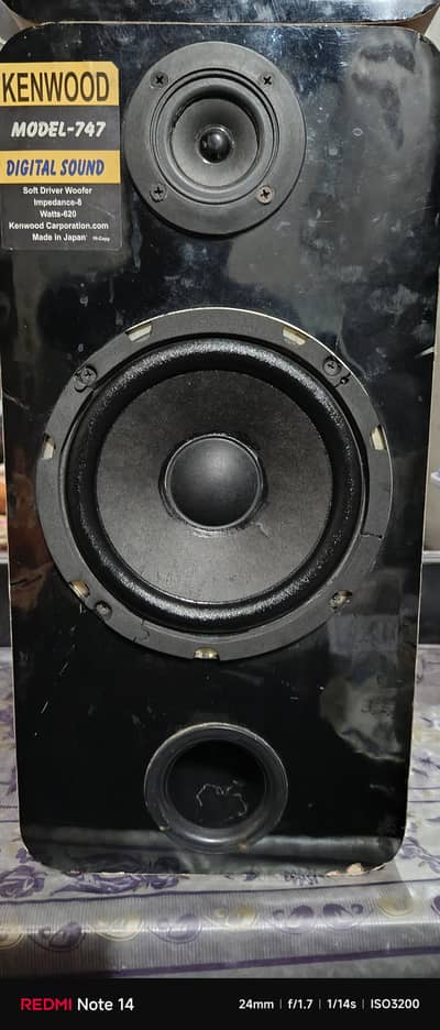 7"inch Kenwood Woofer Pair Original Hi-fi Bass and Outclass sound
