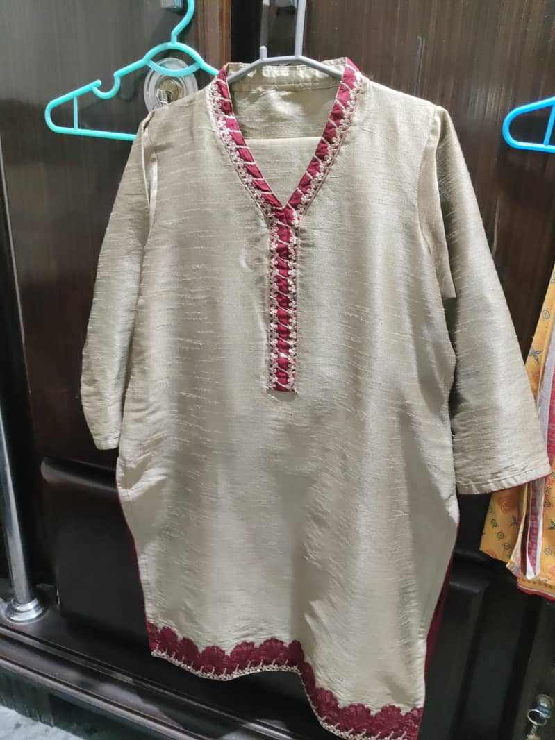 انڈین را سلک سوٹ 0