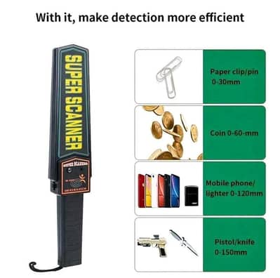 Super Scanner MD-3003B1 Handheld Metal Detector In Pakistan