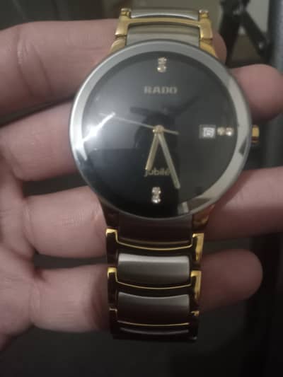 Rado jublie watch for men golden color