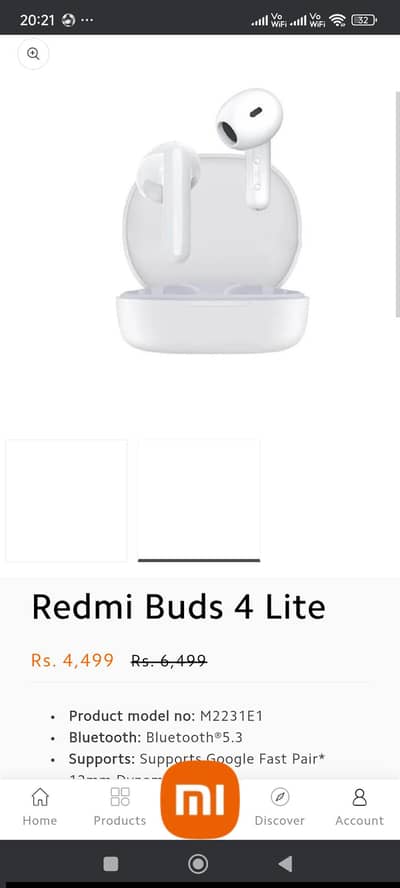 Redmi Buds 4 lite