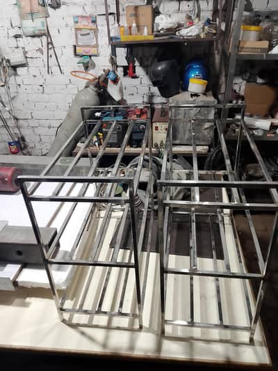 اسٹین لیس اسٹیل شوز ریک