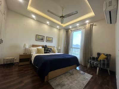 Centaurus Mall 1BHK lavish Corner view apartment available on rent for daily and weekly basis