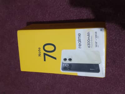 REALME NOTE 70,it is just 2 days old open phone everything is original