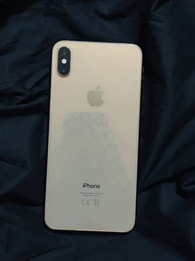 iPhone Xs Max Gold PTA Approved 64 GB With Box Contact:0332/822/5267