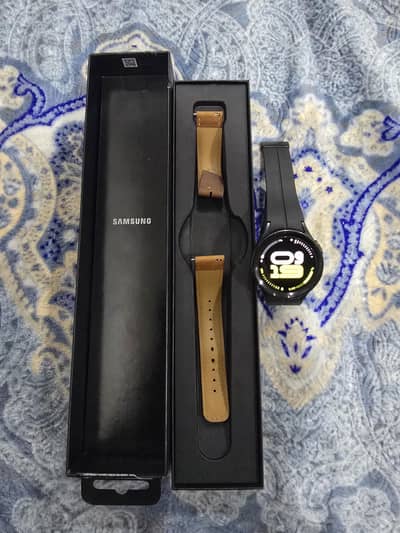 Galaxy Watch 5 Pro with box and cable