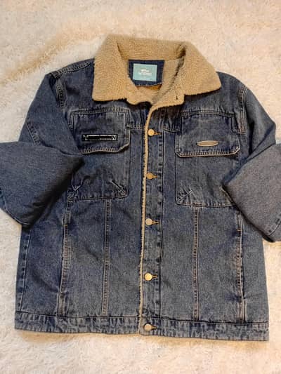 NOCAO Project Sherpa-Lined Denim Jacket – Cozy Vintage