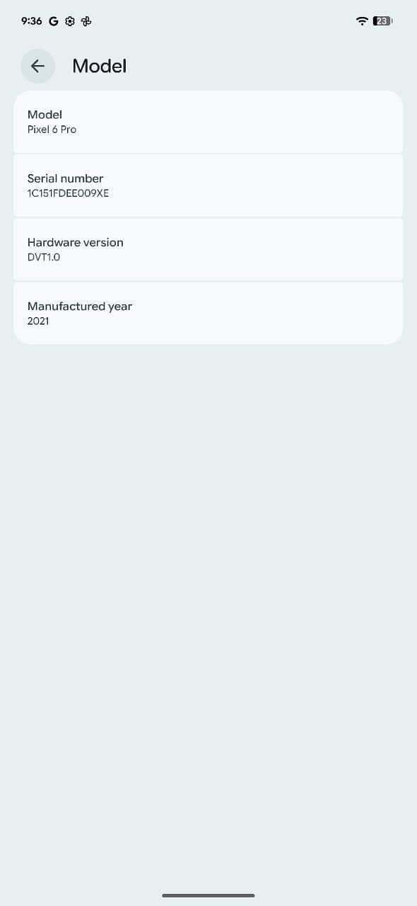 GOOGLE PIXEL 6 PRO 4