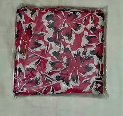 Digital Printed Slub Khaddar 2PC Unstiched Suit For Ladies