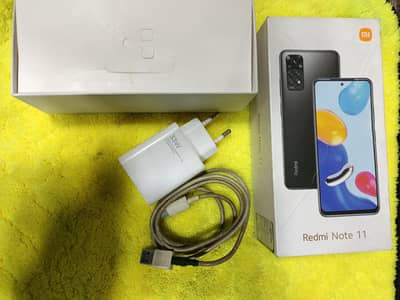 Redmi note 11  ram 6/ 128 condition 10/9