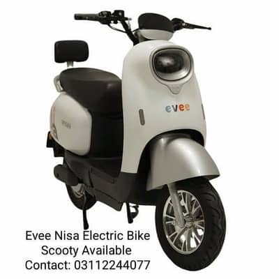 Evee Nisa Electric Bike Scooty Available in Wah Cantt, Texila