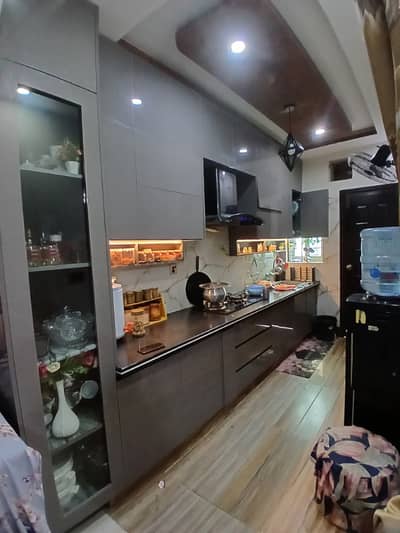 5 Marla Triple Story House with 6 KV Sollar System Installed