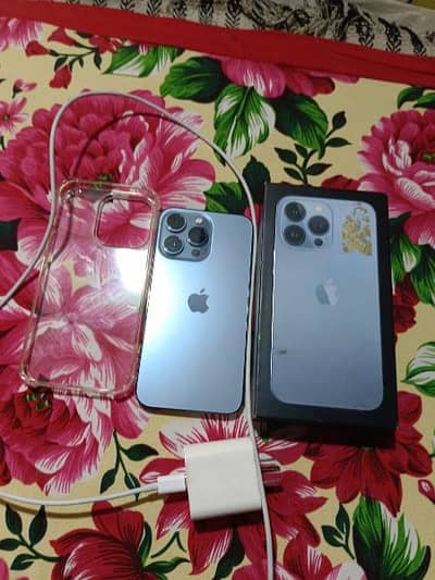 iPhone 13pro PTA approved 10by10 condition with original box
