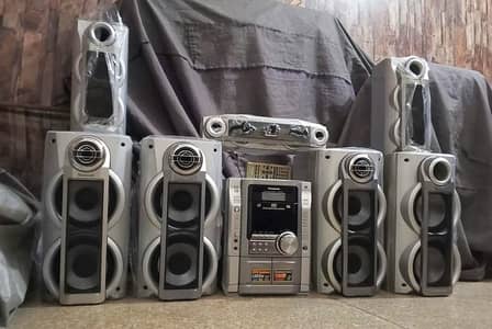 Panasonic Sound System Woofer Speaker And Amplifier